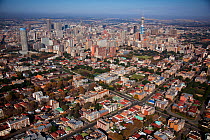 Aerial photo of Johannesburg, South Africa  January 2010