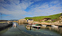 Harbour at Ballintoy, North Antrim Coast, Northern Ireland, UK, July 2011