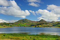 Kinny Lough looking towards Murren Hill, Fanad Peninsula, County Donegal, Republic of Ireland, August 2011