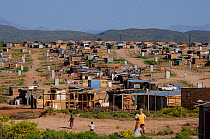 Bongolethu, an unnofficial settlement. Little Karoo, Western Cape, South Africa, August 2011