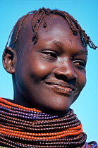 A Turkana girl, Lake Turkana, Kenya, April 2008.