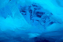 Crystal heart of an iceberg, Greenland, 1980. 40 BELOW bookplate.