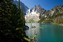 Colchuck Lake in the Alpine Lakes Wilderness, Washington, USA, July 2009