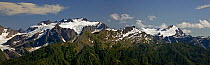 Mount Olympus and Mount Tom viewed from the High Divide in Olympic National Park, Washington, USA, July 2009