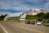 Henry M Jackson Memorial Visitor Center in the Paradise area of Mount Rainier National Park, Washington, USA, August 2009