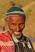 Ethiopian man from Oromo village, Ethiopian highlands, Rift valley, Ethiopia, February 2009