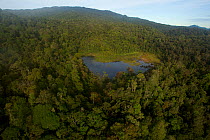 Lake at 1650 m elevation in the Foja Mountains. Site of the base camp called 'Bog Camp'. Foja Mountains, Papua, Indonesia, 2008. (taken during Conservation International Rapid Assessment Program exped...