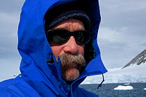 Dr Robert (Bob) Pitman, scientific advisor from US National Marine Fisheries Service, Antarctica. Taken on location for BBC Frozen Planet series, January 2009