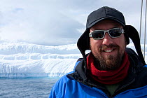 Dr John Durban, scientific advisor from US National Marine Fisheries Service, Antarctica. Taken on location for BBC Frozen Planet series, January 2009