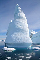 Iceberg off the Antarctic Peninsula, Antarctica, February 2009, Taken on location for BBC Frozen Planet series
