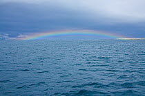Rainbow off Antarctica, February 2009, Taken on location for BBC Frozen Planet series