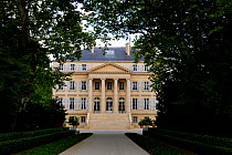 Chateau Margaux, Bordeaux region, France. Listed as 'Premier Grand Cru' First Growth according to the historic Bordeaux wine official classification of 1855. September.