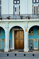 Building in Old Havana, UNESCO World Heritage Site Cuba, Caribbean, 2011