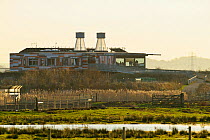 Visitor Centre at Rainham Marsh RSPB Reserve, Thames Futurescapes Project, Essex, UK, January 2011