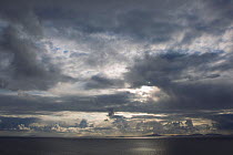Dramatic skies off Neist Point, Isle of Skye, Inner Hebrides, Scotland, UK, June 2011