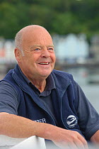 Portrait pf Sea Life Surveys founder and proprietor Richard Fairbairns, Tobermory, Mull, Inner Hebrides, Scotland, UK, July 2011