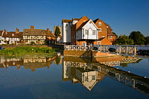 Abbey Mill on the River Avon, Tewkesbury, Gloucestershire, UK, July 2008.