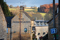 The Farmers Arms, Guiting Power, Cheltenham, Gloucestershire, UK, November 2008.