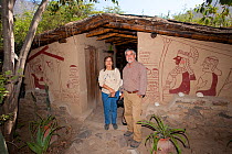 Heinz and Anna Plenge, owners of Chaparri ecolodge, Chaparri reserve, Chiclayo, Lambayeque, Peru, 2010.