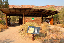 Park building in the Desert Park, Alice Springs, Northern Territories, September 2011.