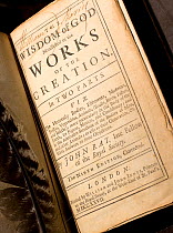 'The Wisdom of God manifested in the Works of Creation' by John Ray, the ninth edition of 1727. In this book Ray developed Natural Theology for an English audience. He argues that the proof of God is...