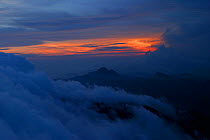 Sunrise over the Western Ghats, Southern India