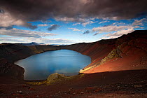 Ljotipollur crater lake, Fjallabakka Nature Reserve, Iceland, August 2010