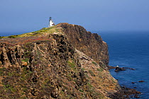 East Anacapa Island lighthouse, Channel Islands National Park, California, USA, April 2011.