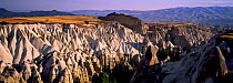 Fairy chimneys / Hoodoo rock formations in Goreme valley, near Goreme, Capadokkia, Turkey, July 2006