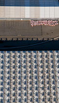 Aerial view of a large industrial horticulture site, Arles, Camargue, Southern France, May 2009