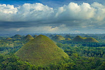 Chocolate Hills, Bohol, The Visayas, Philippines. February 2011.