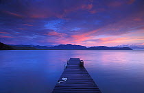 Jetty at Weary Bay at dusk, Cape Tribulation, Queensland, Australia.