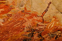 Aboriginal cave art, Arnhemland, North West Territories, Australia, May 2009