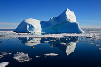 Iceberg in Jones Sound between Ellesmere and Devon Island, Nunavut, Canada, June 2012.