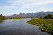 Amolar mountains and Cuiaba River, Matogrossense National Park, Pantanal, Brazil