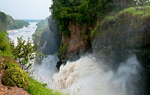 Looking down Murchison Falls, Victoria Nile, Uganda, East Africa 2011