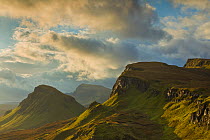 Trotternish ridge in low morning light. Isle of Skye, Scotland, October 2011.