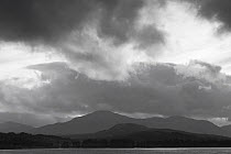 Clouds over Loch Laggan at sunset. Central Scotland, October 2011.