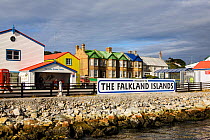 Port Stanley, captial of the Falklands; East Falkland, Falkland Islands, South Atlantic Ocean.  February 2007.
