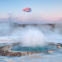 Hot spring in Hveravellir, Iceland.