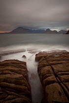 Elgol beach on stormy day, Isle of Skye, Scotland