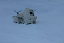 'Blizzard cam' a remote camera for filming polar bears, Svalbard, Norway, taken on location for 'Polar Bear : Spy on the Ice' August 2010