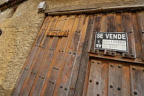 House for sale - Land abandonment in Martiago village, Salamanca Region, Castilla y Leon, Spain, May 2011