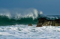 Waves at Porth Oer, Whistling sands, Aberdaron, Wales, November