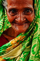 Elderly woman in the Sundarbans National Park,  Bangladesh, UNESCO World Heritage Site. June 2012. No release available.