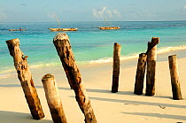 Nungwi beach on North coast of Zanzibar, Tanzania