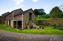 Traditional granary barn, Dartmoor National Park, Devon, UK, September.