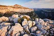 Mountains in Serra de Llaberia, Tarragona Province, Spain, April