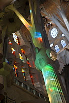 Basilica and Expiatory Church of the Holy Family / Basílica y Templo Expiatorio de la Sagrada Familia, designed by architect Antoni Gaudi, Eixample district, Barcelona City, Spain, November 2011