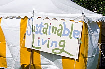 Sustainable Living tent, Camden now London Green Fair, Regents Park, London UK June 2012